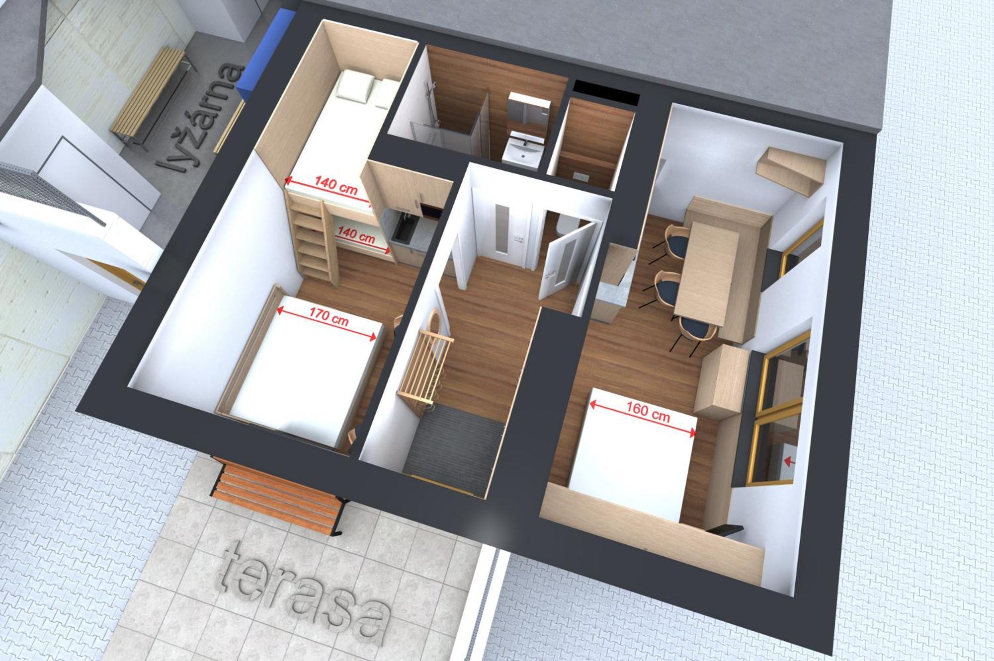 Apartment U Kralika, E, 50m Od Lanovky A Bobove Drahy, Parkovani Zdarma *
